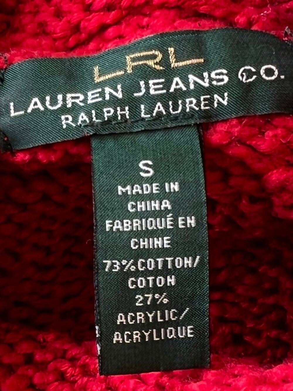 LRL Lauren Jean Co Ralph Lauren Cable Knit Roll-neck Sweater/Pullover - Picture 9 of 15